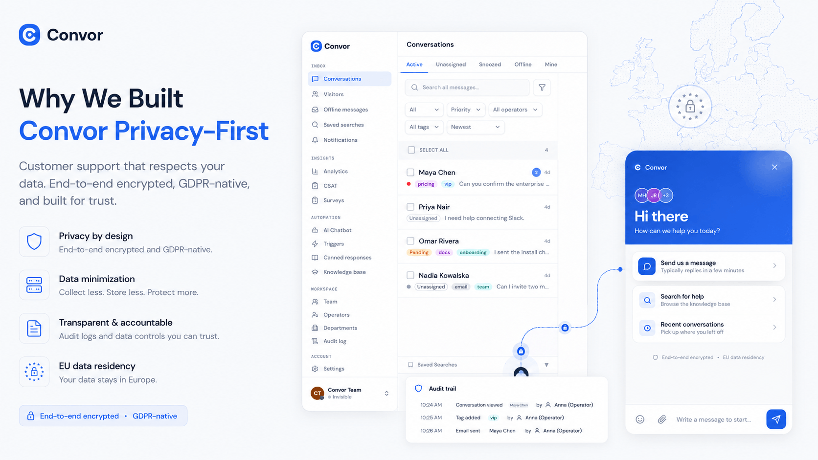 Why we built Convor privacy-first